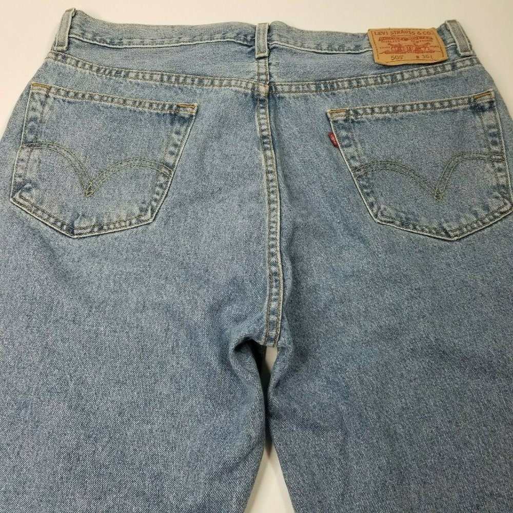 505 Reg Fit Denim Jean Shorts  N27-0529PM - Picture 7 of 7